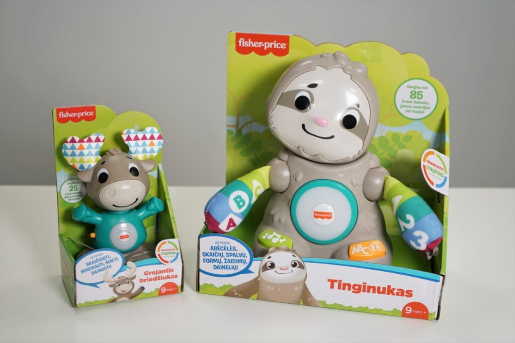 interaktyvių žaislų rinkinys