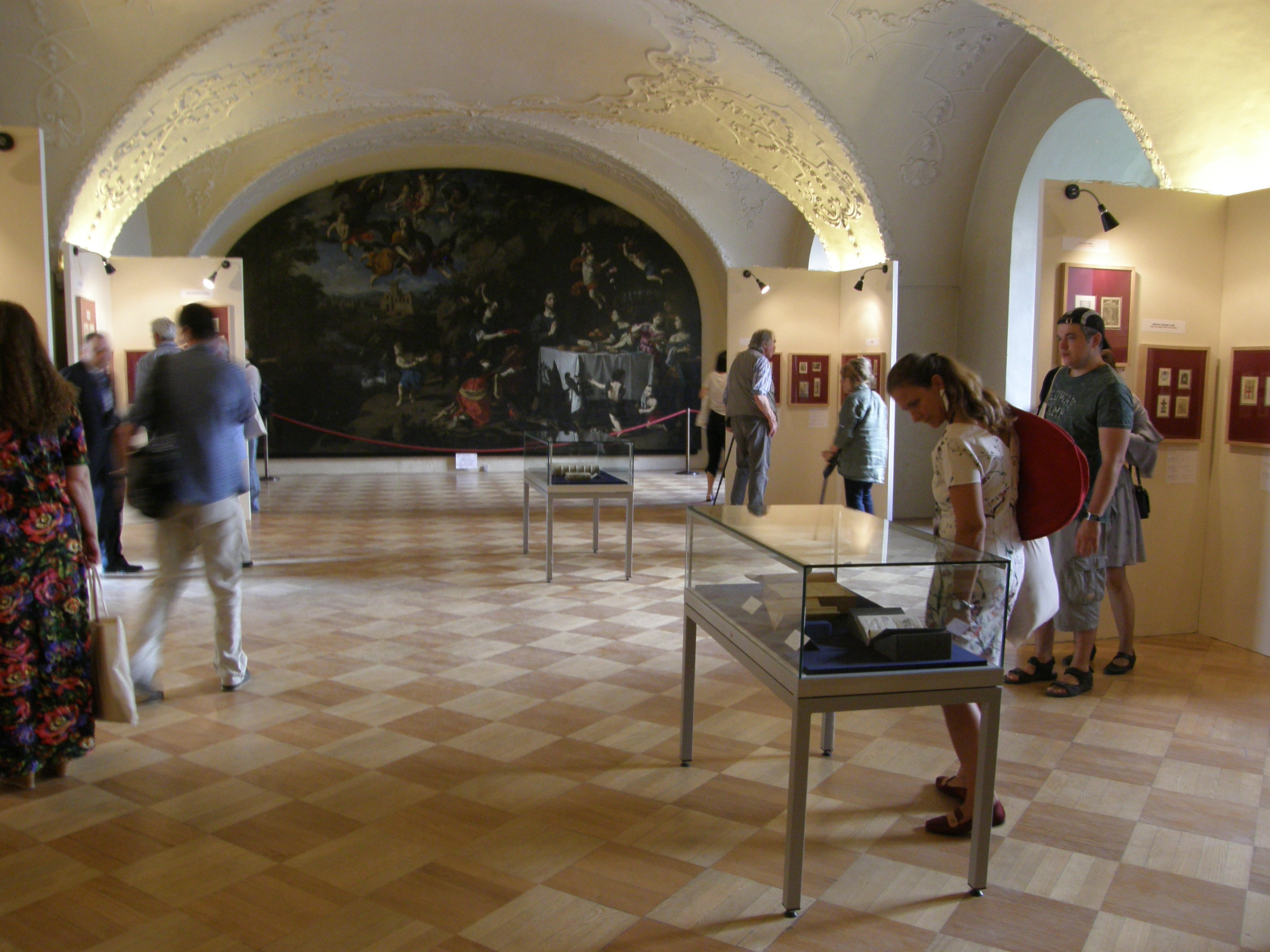 Salė, kur buvo eksponuojama FISAE kongreso ekslibrisų paroda