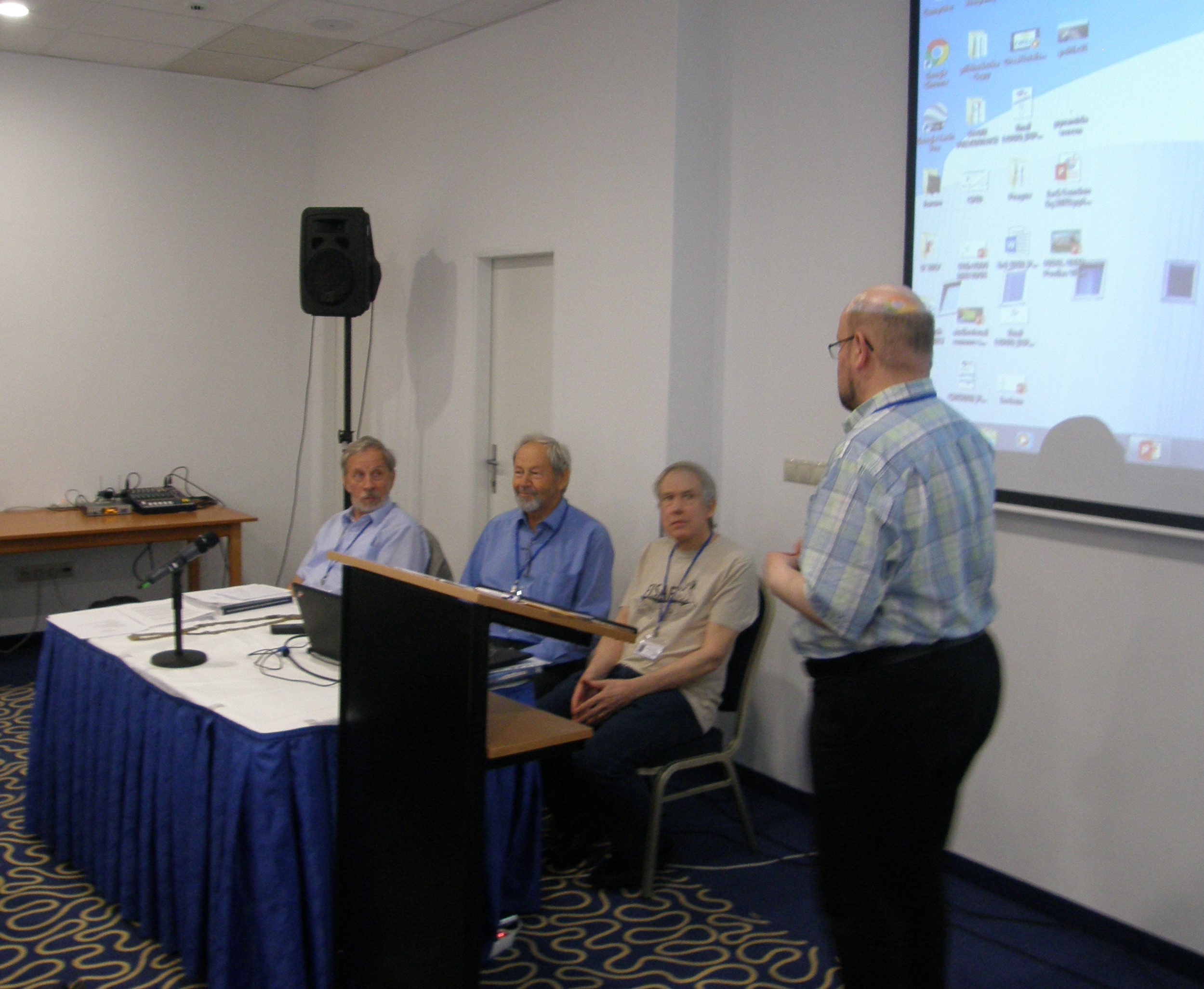 FISAE prezidiumo posėdis, kurio metu GBEF priimtas į FISAE narius